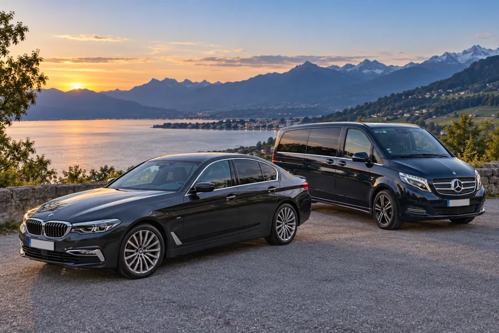 Véhicules avec chauffeur dans le Chablais