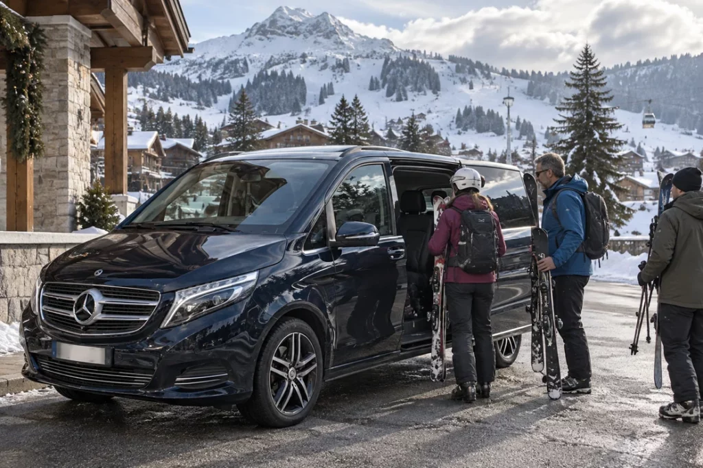 Transfert station de ski avec Chablais VTC — accompagnement